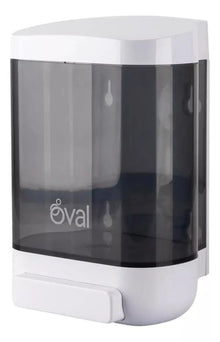 Jabonera Rellenable Oval Despachador 1.5 Lt Dispensador Gel Color Blanco