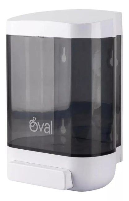 Jabonera Rellenable Oval Despachador 1.5 Lt Dispensador Gel Color Blanco