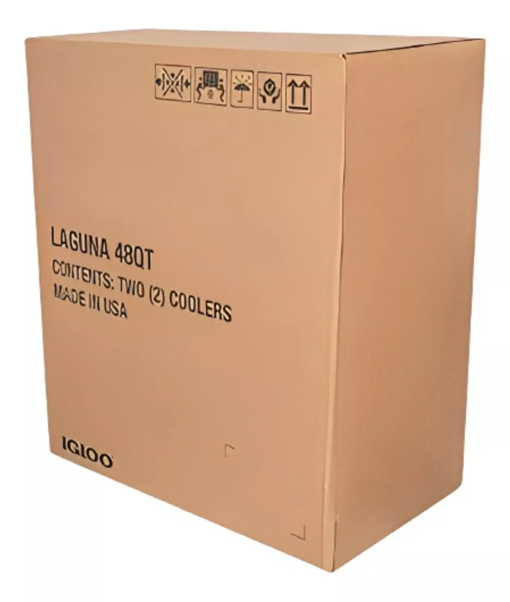 Hielera Laguna IGLOO 48qt 76 Latas 45.42 Litros Rojo