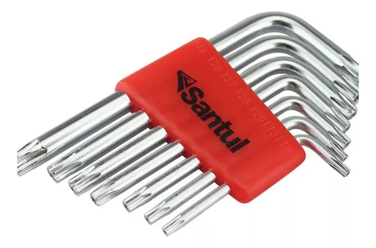 Juego 7pzs Llaves Torx Santul Varias Medidas Acero 8744 - Marchante MX