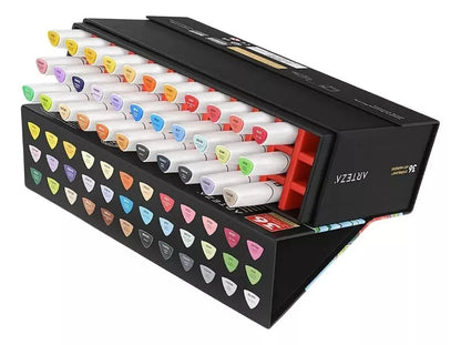 36 Rotuladores Tonos Tropicales Arteza Everblend Ultra Art - Coveme - detalle