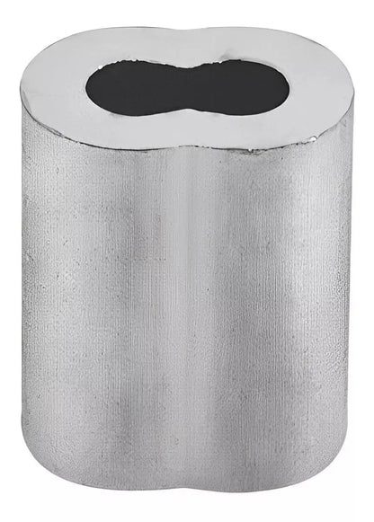 Set 100 pz Casquillo Doble Aluminio 3/32 Dogotuls - Dogotuls - vista lateral
