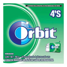 Caja 40 Piezas Chicle Orbit Hierbabuena Sin Azucar - Marchante MX