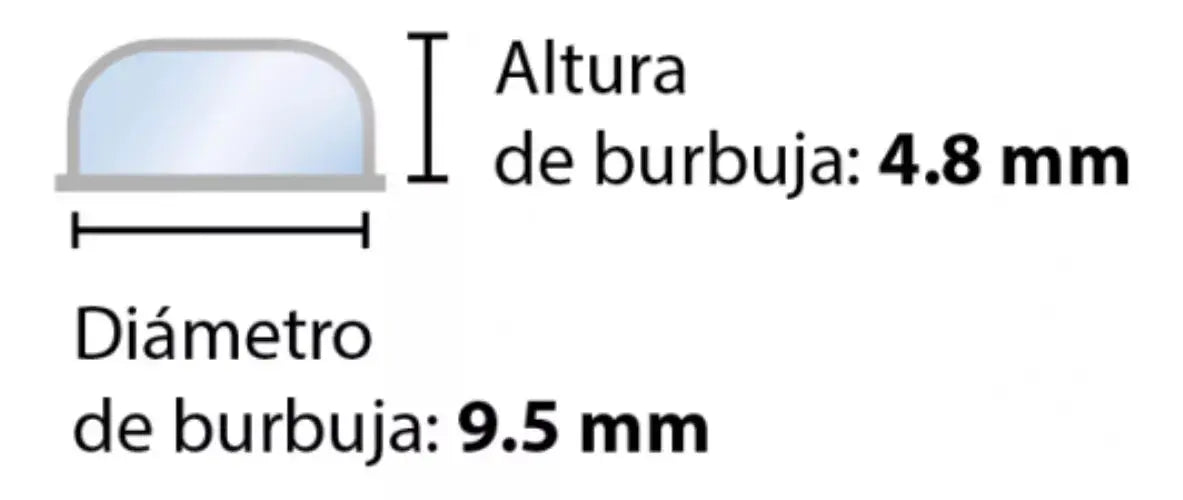 Rollo Poliburbuja 3/16 Natural Chica Burbutek 1.22x123m - Marchante MX