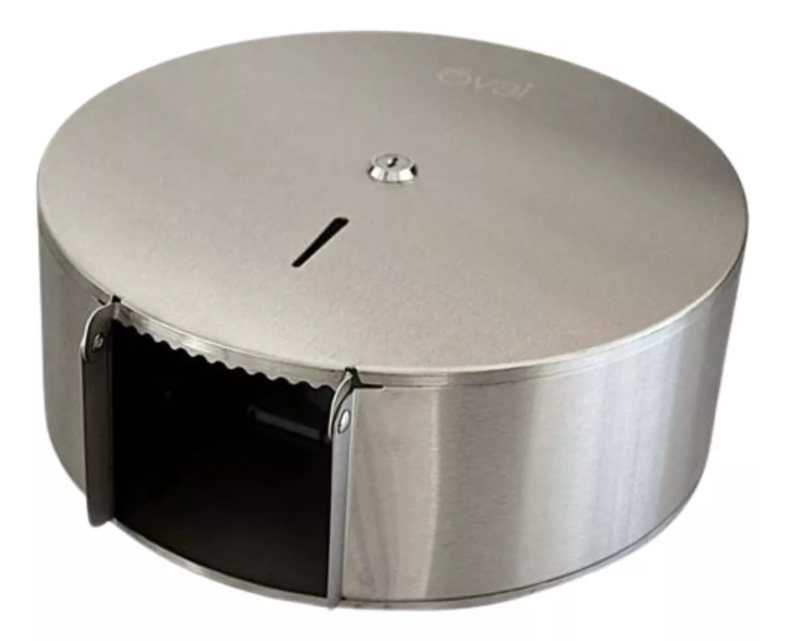 Despachador Papel Jumbo Oval Inoxidable Uso Rudo Indutrial