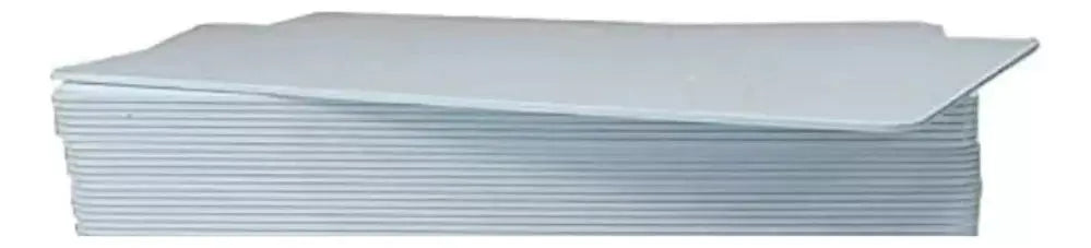 20 Pzas Tarjeta Pvc Blanca Para Sublimar Color Make 5 X 9 Cm - ColorMake - detalle