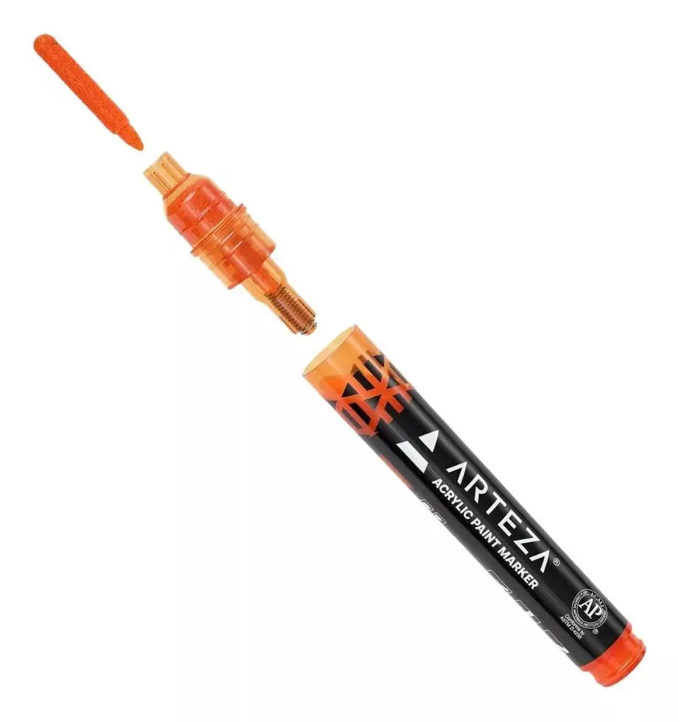 40 Marcadores Pintura Acrilica Arteza Barril Grande - Coveme - detalle