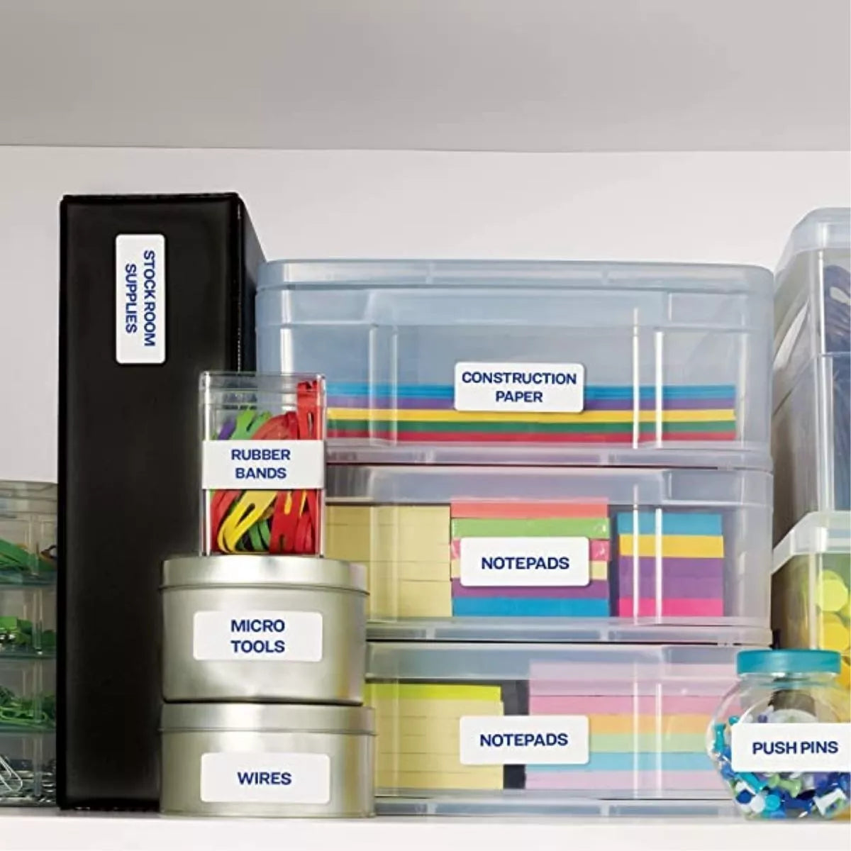 300 Etiquetas Blanca Avery Adhesivas Sobre 2.54 X 6.66 Cm