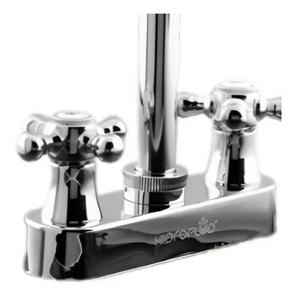 Mezcladora Lavabo Cromo Lavamanos Baño Acero Inoxidable