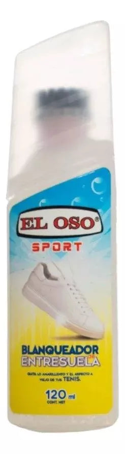 Blanqueador Limpiador Suelas Tenis Calzado El Oso 120ml