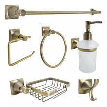 Juego Accesorios Baño 6 Piezas Meer Completo Color Dorado - CNX
