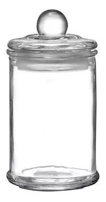 Set 6 Frascos Vidrio Almacenaje Brocalito Tapa Presion 150ml