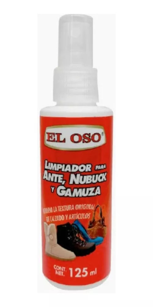 Limpiador Calzado El Oso Artículos Ante Nobuck Gamuza 125ml