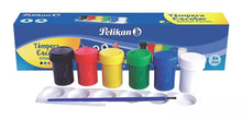 6 Pinturas Tempera Acuarela 25ml Colores Escolar Pelikan
