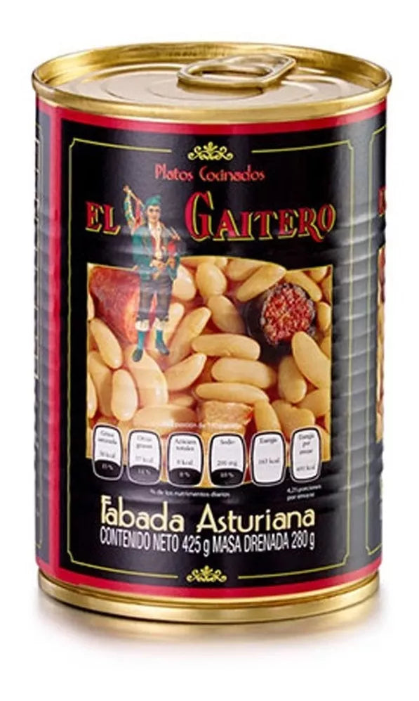 Fabada Asturiana El Gaitero Gourmet Lata 425g