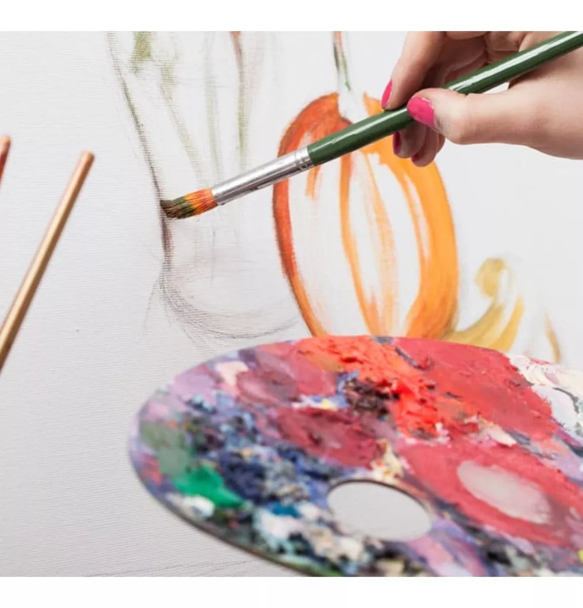 Bastidores 30x40 cm Lienzo Para Pintor 100% Algodon 2 Piezas