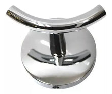 Gancho Doble Para Toalla Cromado Baño Toallero Accesorios Color Plateado - CNX - vista lateral
