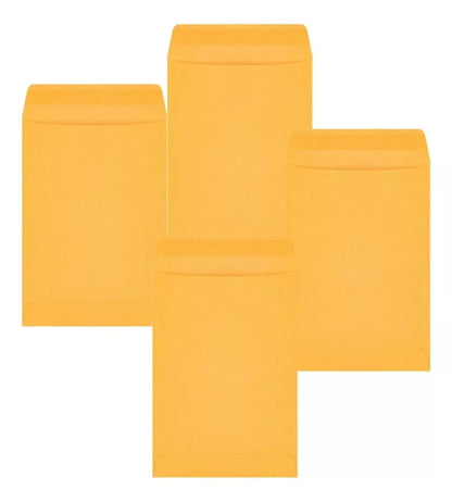 500 Sobres Dinero Solapa Engomada Billete Nassa 8.8 X 16.4cm