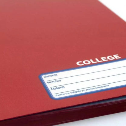 Cuaderno Libreta College 100hjs Norma Color 360 Cosido Raya