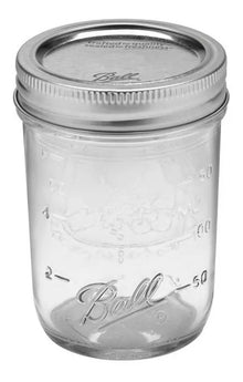 6pz Frasco Vidrio Mason Jars Ball 8oz Tarro Envase Tapa
