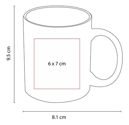 Taza Mágica Sublimación Sublimar 11 Oz Caja 12 Pzs