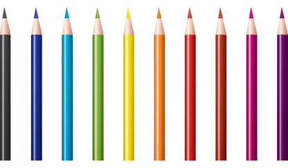 12 Lapices Colores Baco Largos Bacoiris Redondos Escolar - BACO - empaque