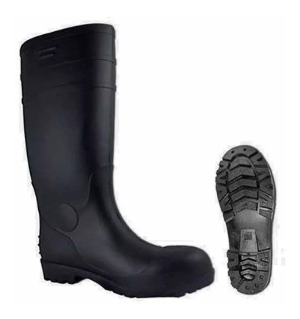 Botas Industrial Calzado Protección Pvc Antiderrapante Negro