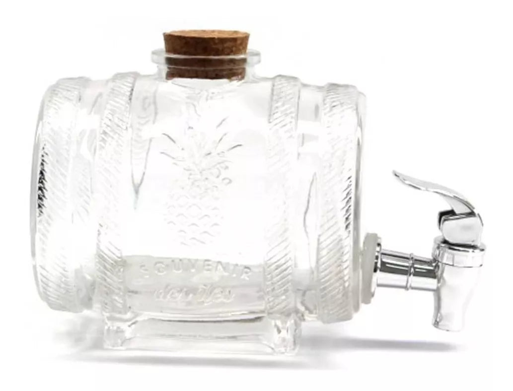 Dispensador Bebidas Barril Tequila Mezcal Vitrolero Vidrio