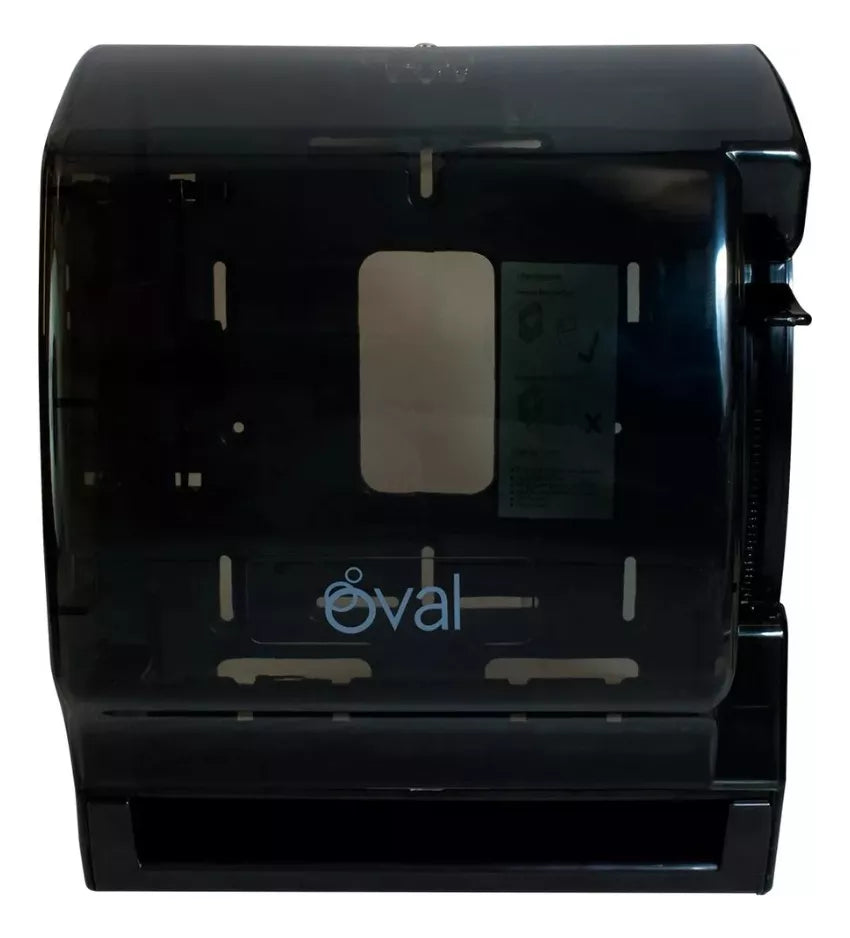 Set 3 Despachador Toalla Rollo Oval Uso Rudo Color Negro