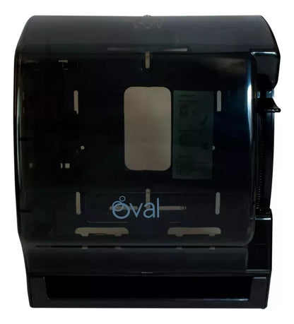 Set 3 Despachador Toalla Rollo Oval Uso Rudo Color Negro