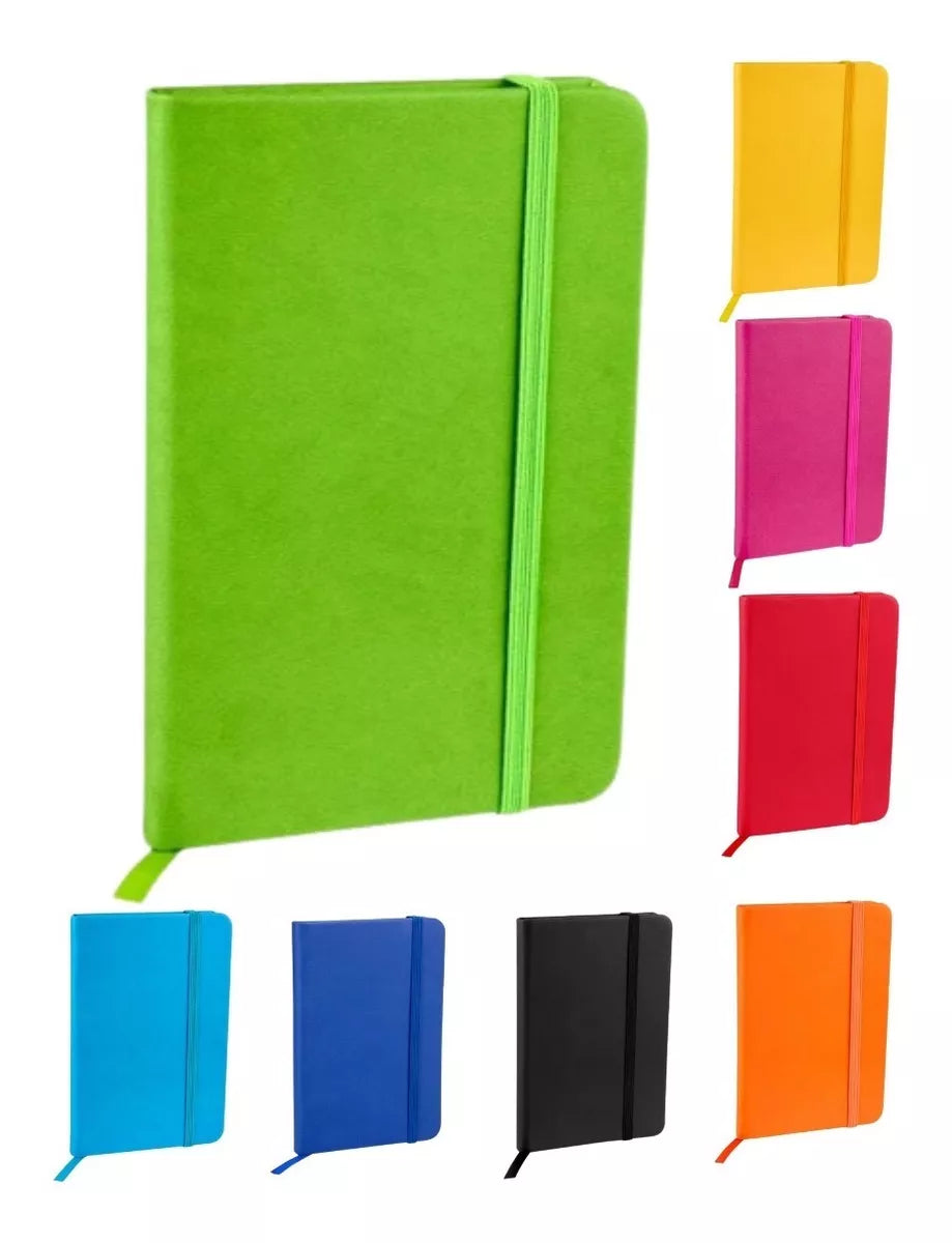 Mini Libreta Tipo Moleskine Curpiel Paquete 10 Pieza