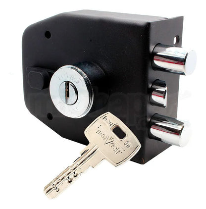 Cerradura Sobreponer Tover S1f-tr Future Texturada Negro Inv