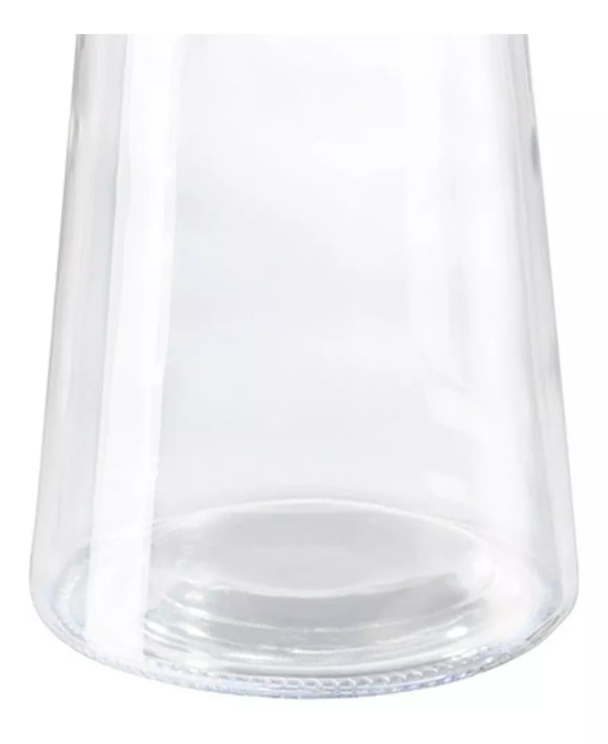 Envase Brocal Tapa Contenedor Frasco Vidrio Cristal 1.2 Lt