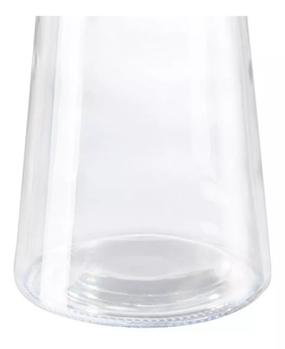 Envase Brocal Tapa Contenedor Frasco Vidrio Cristal 1.2 Lt