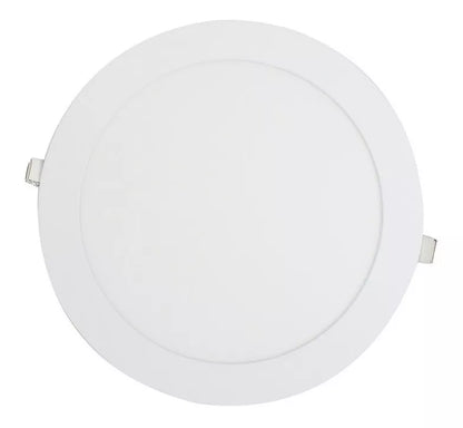 Panel Circular Led Empotrar Luz Fria Sanelec 18w Luminario