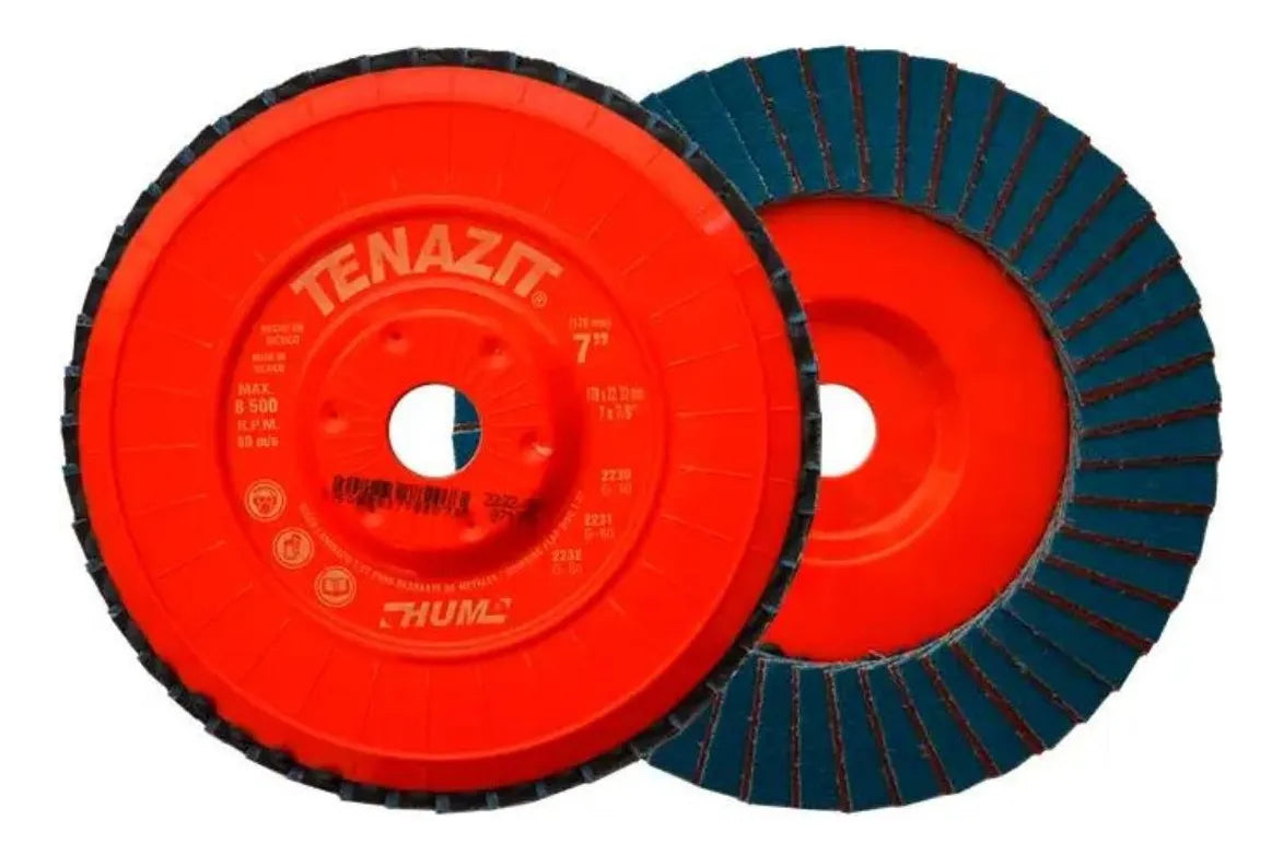 Disco Laminado Tenazit Grano 80 178 X 22.23 Mm Zirconio 2232