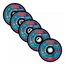 5pz Disco Abrasivo Corte 493 Austromex 3'' Grano 36 Metal