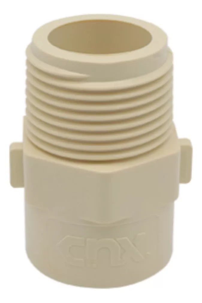 15 Piezas Adaptador Macho Cnx 1/2'' Cpvc Resistente