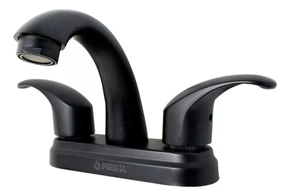 Mezcladora Lavabo Meer Baño Negro Mate Acero Inox 1/4 Vuelta - CNX - detalle