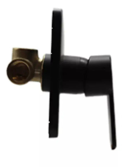 Mezcladora Monomando Cuadrado Meer Regadera Negro Mate - CNX - empaque