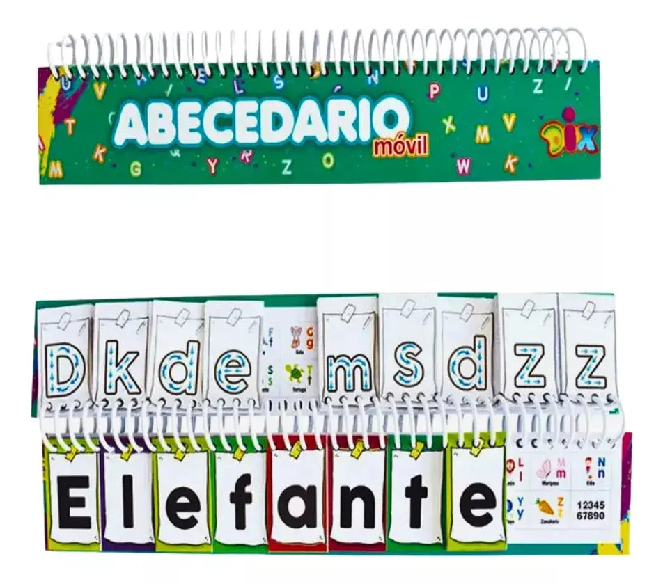 Abecedario Movil Dix Didactico Forma Palabras Infantil - Dix - empaque