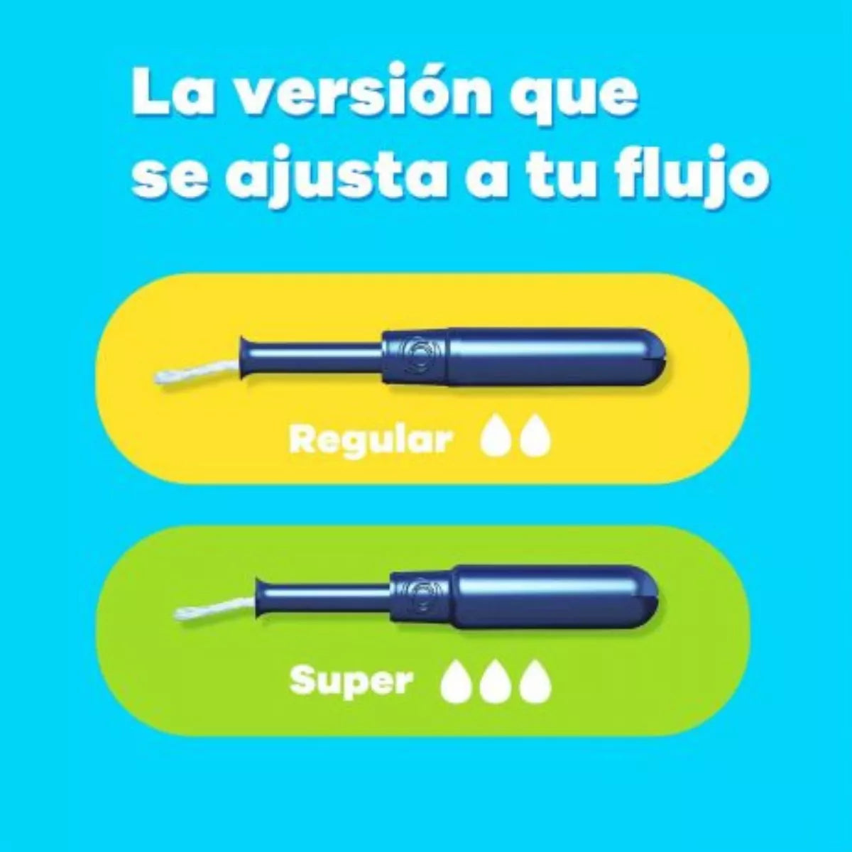 8 Tampones Tampax Pearl Regular Aplicador Plástico