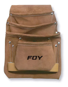 Estuche Portaherramientas Foy Carnaza Cinturon 4 Bolsillos