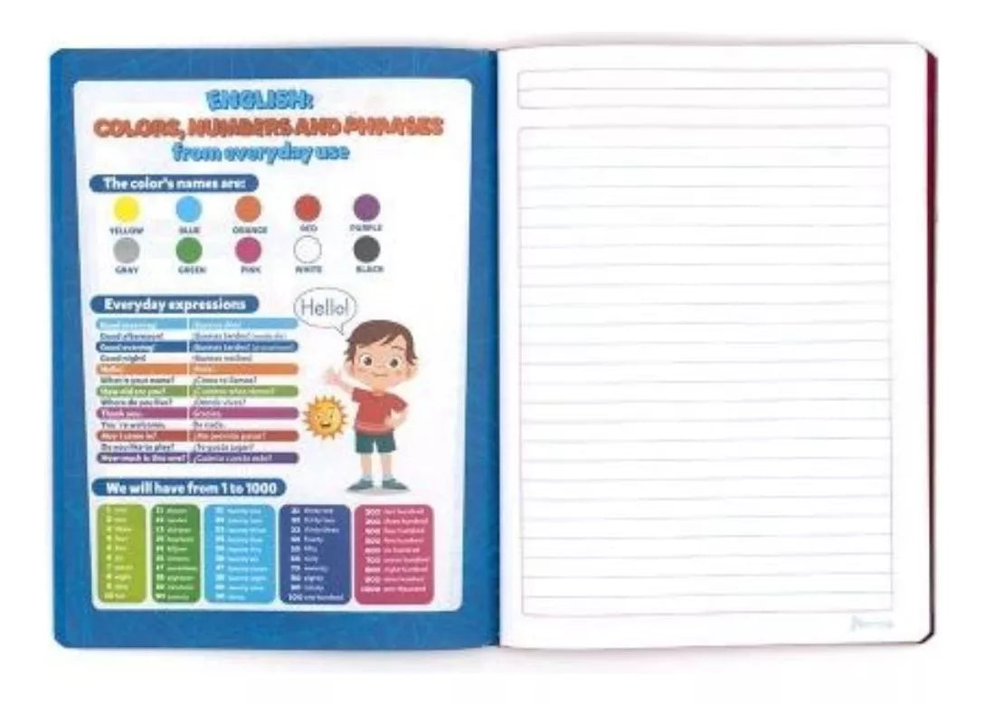 Cuaderno Libreta College 100hjs Norma Color 360 Cosido Raya