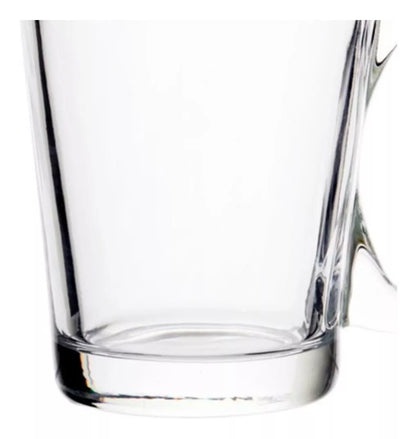 Set 6 Tazas Café Té Conica Lisa Vidrio Mayoreo 240ml - Marchante MX