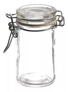 6 Frascos Vidrio Almacena 60 Ml Tapa Organizadores Cocina