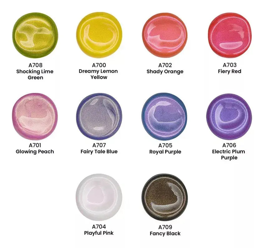 Set 10 Pinturas Arteza 60ml Acrílica Premium Manualidades - Coveme - vista trasera