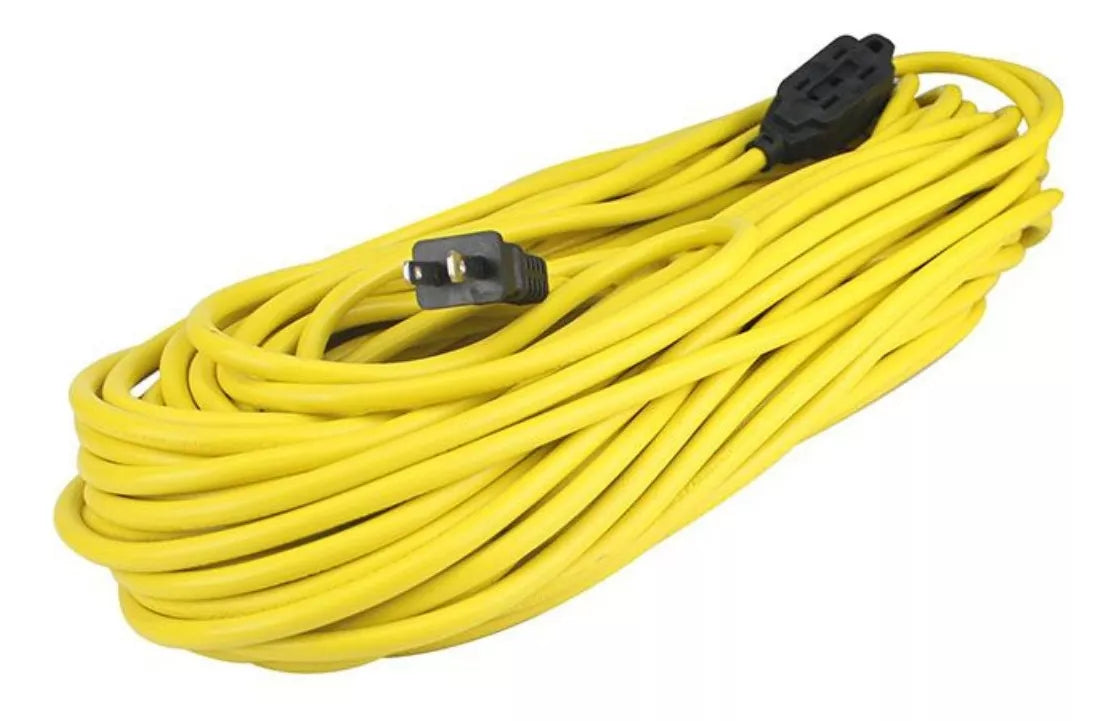 30m Extensión Amarilla 2 Conductores Keer Uso Rudo Calibre16
