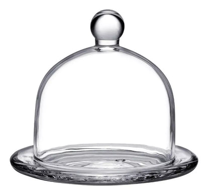Bombonera Capelo Cristal Tapa Pastel Plato Vidrio