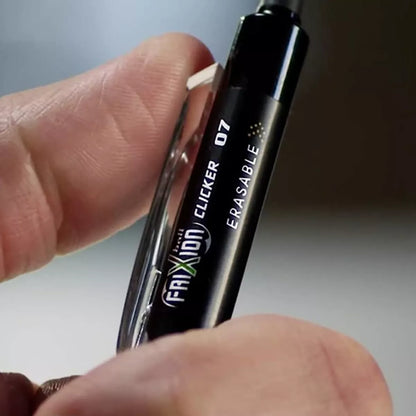 2 Plumas Pilot Frixion Clicker Retractil Tinta Borrable Gel